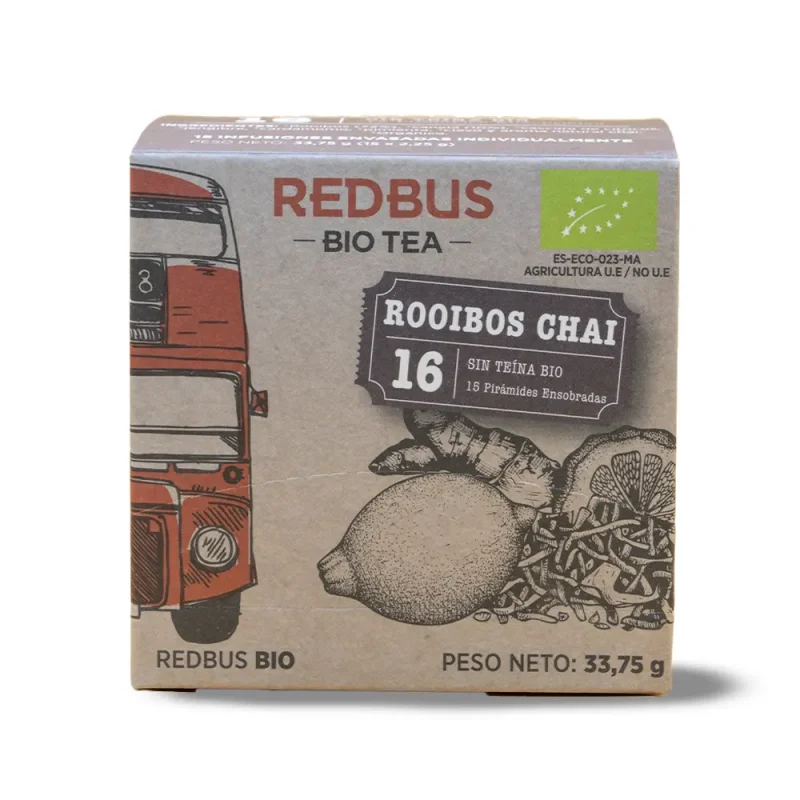 Infusión Rooibos Chai - Redbus Bio Tea